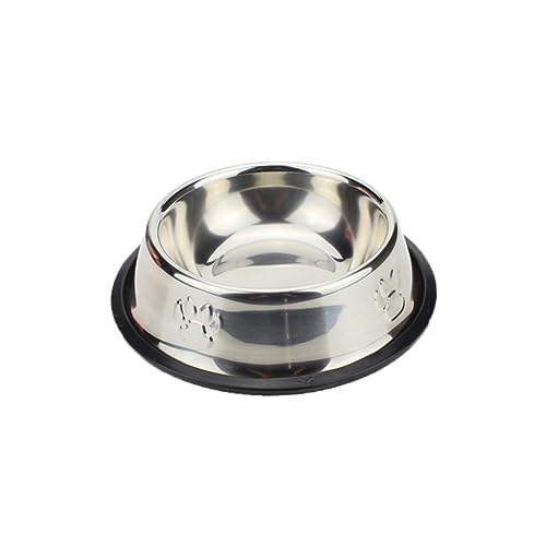 Beavorty Futternapf Für Haustiere Stabiler Hundenapf Edelstahl-hundenapf Rutschfester Boden 33 cm Für Katzen Und Hunde Beavorty Futternapf Für Haustiere Stabiler Hundenapf Edelstahl-hundenapf Rutschfester Boden 33 cm Für Katzen Und Hunde von Beavorty