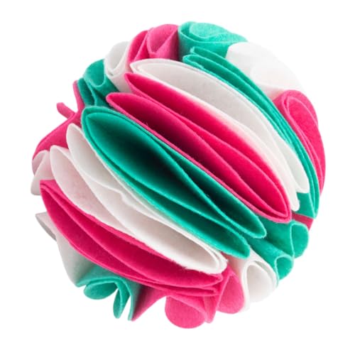 Beavorty Hund Interaktive Spielzeug Haustier Hund Sniff Training Spielzeug 15cm Filz Snuffle Bälle Verstecken Lebensmittel Beavorty Hund Interaktive Spielzeug Haustier Hund Sniff Training Spielzeug 15cm Filz Snuffle Bälle Verstecken Lebensmittel von Beavorty