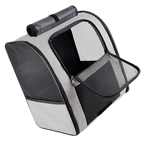 Beavorty Praktischer Haustier-Rucksack Für Katzen Großes Fassungsvermögen Oxford-Stoff-Netz-Design Pflegeleichte Transportbox Beavorty Praktischer Haustier-Rucksack Für Katzen Großes Fassungsvermögen Oxford-Stoff-Netz-Design Pflegeleichte Transportbox von Beavorty