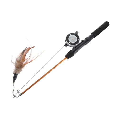 Beavorty Interaktiver Katzenangel-Teaser Mit Ausziehbarem Fishing Rod Und Bunten Federn Für Spiel Und Spaß Mit Ihrem Geliebten Haustier Perfektes Katzenspielzeug Für Drinnen Beavorty Interaktiver Katzenangel-Teaser Mit Ausziehbarem Fishing Rod Und Bunten Federn Für Spiel Und Spaß Mit Ihrem Geliebten Haustier Perfektes Katzenspielzeug Für Drinnen von Beavorty