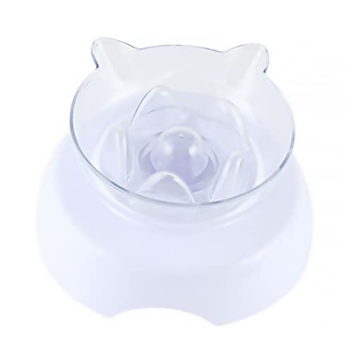 Beavorty Katzen-neigungsnapf 15° Geneigter Futternapf für Haustiere Katzenfutterspender mit Hohem Boden Futterspender Aus Kunststoff Katzenfutternapf Beavorty Katzen-neigungsnapf 15° Geneigter Futternapf für Haustiere Katzenfutterspender mit Hohem Boden Futterspender Aus Kunststoff Katzenfutternapf von Beavorty