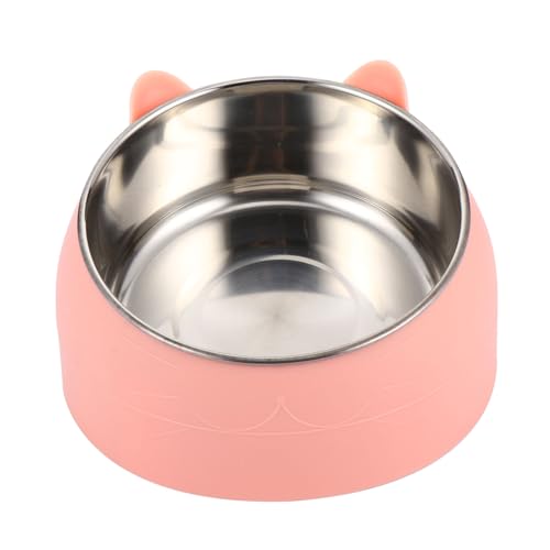 Beavorty Katzennapf Aus Edelstahl Edelstahl-hundenäpfe Haustier Essen Rosa Hundenapf Geneigter Futterautomat Hündchenschüsseln Futternapf Für Katzen Rostfreier Stahl Fase Hundefutter von Beavorty