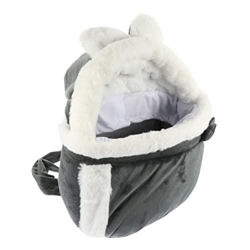 Beavorty Katzenrucksack Mit Einfachem Großzügigem Design Für Die Tragetasche Für Haustiere Zubehör Für Ausflüge Mit Haustieren Grau von Beavorty