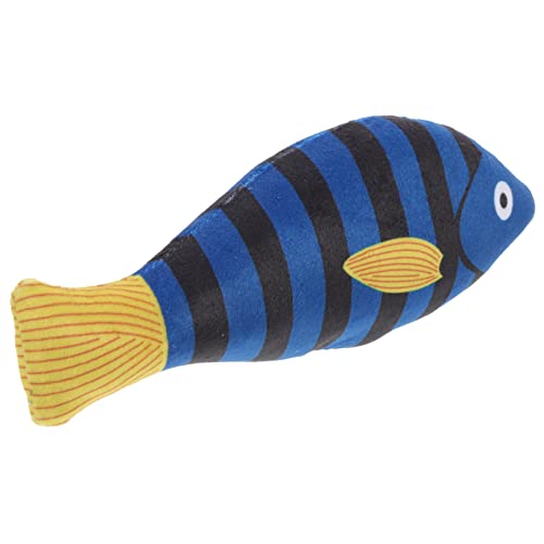 Beavorty Lustiges Katzenspielzeug Rotierendes Fischform-Spielzeug Plüsch-molarenspielzeug für Katzen Übung Beavorty Lustiges Katzenspielzeug Rotierendes Fischform-Spielzeug Plüsch-molarenspielzeug für Katzen Übung von Beavorty