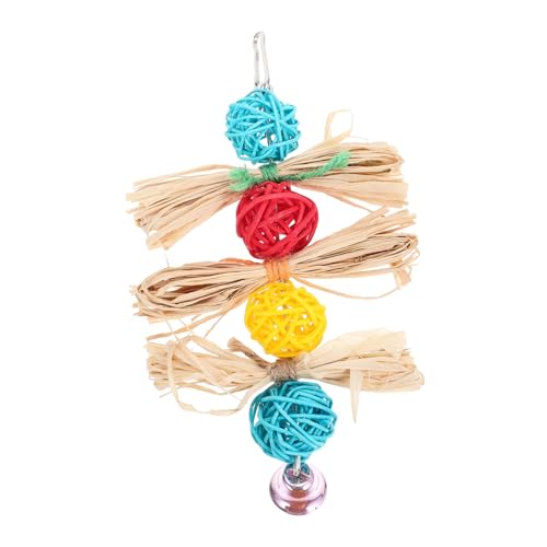 Beavorty Material Vogel Kauspielzeug für Papageien Spaß Spielzeug Vogel Bast Spielzeug Sicher - Beißen Design Beavorty Material Vogel Kauspielzeug für Papageien Spaß Spielzeug Vogel Bast Spielzeug Sicher - Beißen Design von Beavorty