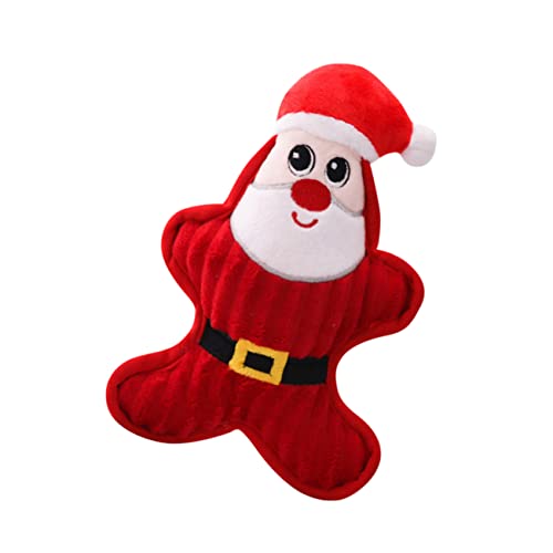 Beavorty Adorable Sound Toys Kauspielzeug Für Haustiere Plüschspielzeug Mit Geräuschfunktion Weihnachtsmann-Design Für Und Vermeidung Von Zerstörungswut Beavorty Adorable Sound Toys Kauspielzeug Für Haustiere Plüschspielzeug Mit Geräuschfunktion Weihnachtsmann-Design Für Und Vermeidung Von Zerstörungswut von Beavorty