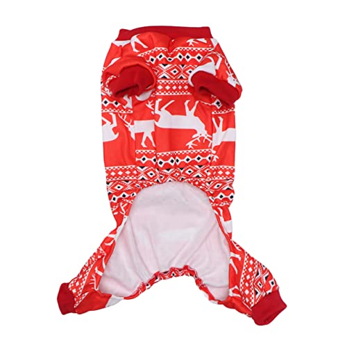 Beavorty Party-Outfit Für Hunde Zu Besonderen Anlässen Haustiermantel Mit Elchmuster Rot Größe XL Bequeme Und Stilvolle Hundekleidung Beavorty Party-Outfit Für Hunde Zu Besonderen Anlässen Haustiermantel Mit Elchmuster Rot Größe XL Bequeme Und Stilvolle Hundekleidung von Beavorty