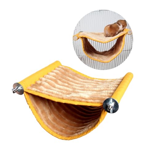 Beavorty Komfortables Heimtierbedarf Doppelstockbett Hängematte Schlafbett Für Hamster Nest Warmes Material von Beavorty