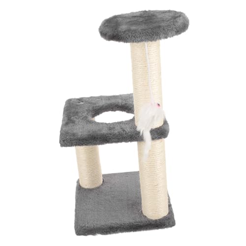 Beavorty Luxus-katzenbaum-kratzbaum 3-lagig Kätzchen-Turm Spielzeug Haustier-zubehör Für Den Innenbereich Grau Beavorty Luxus-katzenbaum-kratzbaum 3-lagig Kätzchen-Turm Spielzeug Haustier-zubehör Für Den Innenbereich Grau von Beavorty