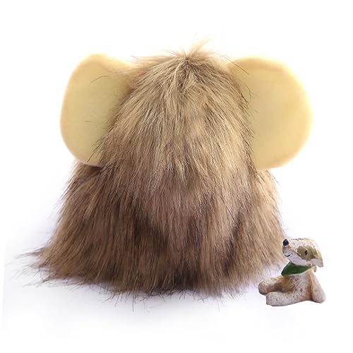 Beavorty Lustige Katzen-löwen-Kopfbedeckung Cosplay-Kappe Für Hunde Verkleidungskostüm Mit Ohren Schalldämpferschal Bequemes Haustier-Accessoire Größe L Beavorty Lustige Katzen-löwen-Kopfbedeckung Cosplay-Kappe Für Hunde Verkleidungskostüm Mit Ohren Schalldämpferschal Bequemes Haustier-Accessoire Größe L von Beavorty