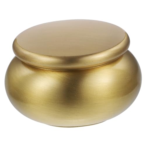 Beavorty Kupfer Mini Kanister Kleine Aufbewahrungsdose Luftdicht Für Räucherpulver Tee Kräuter Robust Tragbar Für Cremation Urne Und Lagerung Beavorty Kupfer Mini Kanister Kleine Aufbewahrungsdose Luftdicht Für Räucherpulver Tee Kräuter Robust Tragbar Für Cremation Urne Und Lagerung von Beavorty