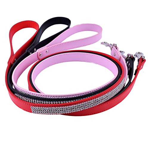 Beavorty Hundeleine Zum Spazierengehen Hundeleine Training Glänzende Strasssteine Komfortables Design für bis Große Hunde Universell Einsetzbar Beavorty Hundeleine Zum Spazierengehen Hundeleine Training Glänzende Strasssteine Komfortables Design für bis Große Hunde Universell Einsetzbar von Beavorty