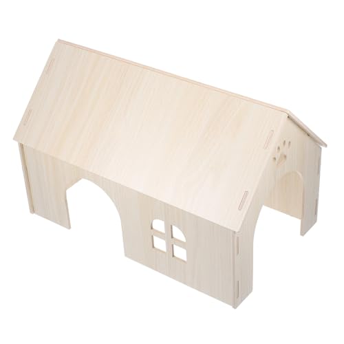 Beavorty Umweltfreundliches Holzversteck für Hamster Meerschweinchen Versteck Haustier Holzspielzeug für Zu Hause Beavorty Umweltfreundliches Holzversteck für Hamster Meerschweinchen Versteck Haustier Holzspielzeug für Zu Hause von Beavorty