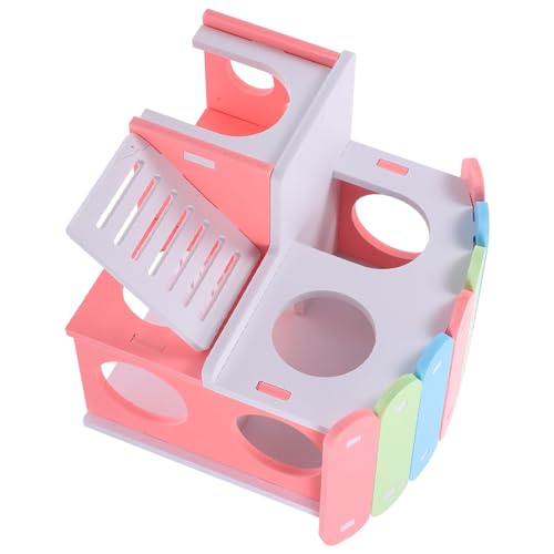 Beavorty Elegantes Hamster-/meerschweinchenbett Multifunktionales Versteck mit Holzplatte für Kleintiere Beavorty Elegantes Hamster-/meerschweinchenbett Multifunktionales Versteck mit Holzplatte für Kleintiere von Beavorty