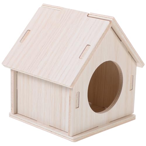 Beavorty Hamster- Aus Holz Bett Meerschweinchen-käfig Versteck Filigranes Design Zur Entspannung des Haustiers Beavorty Hamster- Aus Holz Bett Meerschweinchen-käfig Versteck Filigranes Design Zur Entspannung des Haustiers von Beavorty