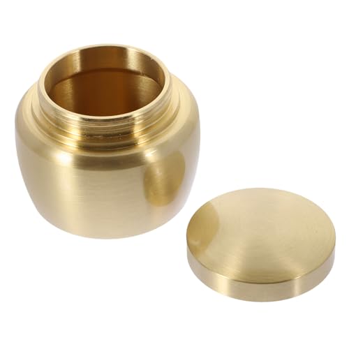 Beavorty Mini Kupferurne für Luftdichter Tragbarer Aufbewahrungsbehälter Vielseitig für Räucherpulver Schmuck Langlebig und Rostfrei Sicheres Versiegelungsglas Beavorty Mini Kupferurne für Luftdichter Tragbarer Aufbewahrungsbehälter Vielseitig für Räucherpulver Schmuck Langlebig und Rostfrei Sicheres Versiegelungsglas von Beavorty