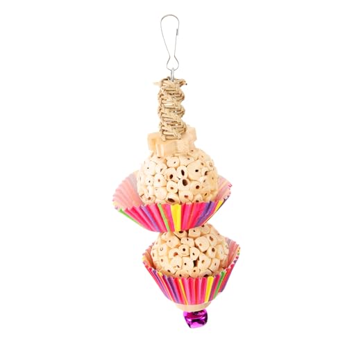 Beavorty Papageien-futtersuch-schredder-Spielzeug Vogelspielzeug für Sittiche Vogelpapageien-Spielzeug Sicheres Kauspielzeug Aus Holz für Vögel Papageienkäfig Hängespielzeug Beavorty Papageien-futtersuch-schredder-Spielzeug Vogelspielzeug für Sittiche Vogelpapageien-Spielzeug Sicheres Kauspielzeug Aus Holz für Vögel Papageienkäfig Hängespielzeug von Beavorty