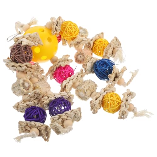 Beavorty Vogelspielzeug Nymphensittichspielzeug Vogelschredder Hängespielzeug Papageienkäfig Holzspielzeug für Vögel Beavorty Vogelspielzeug Nymphensittichspielzeug Vogelschredder Hängespielzeug Papageienkäfig Holzspielzeug für Vögel von Beavorty