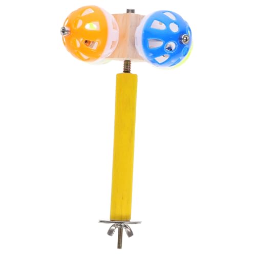 Beavorty Papagei-spielständer Vogel-trainingssitzstange Vogelkäfig-Spielzeug Glocken und Klettergewohnheit Beavorty Papagei-spielständer Vogel-trainingssitzstange Vogelkäfig-Spielzeug Glocken und Klettergewohnheit von Beavorty