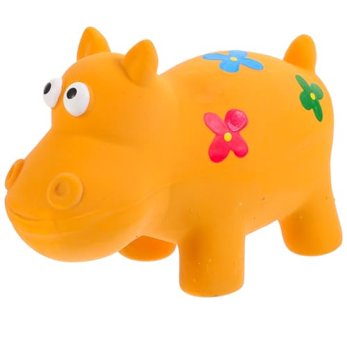 Beavorty Quietschendes Latex-Hundespielzeug Cartoon-Hundekauspielzeug In Nilpferdform Weiches Gummi-Welpen-Apportierspielzeug Interaktives Spielspielzeug Für Hunde Aller Größen Orange Beavorty Quietschendes Latex-Hundespielzeug Cartoon-Hundekauspielzeug In Nilpferdform Weiches Gummi-Welpen-Apportierspielzeug Interaktives Spielspielzeug Für Hunde Aller Größen Orange von Beavorty