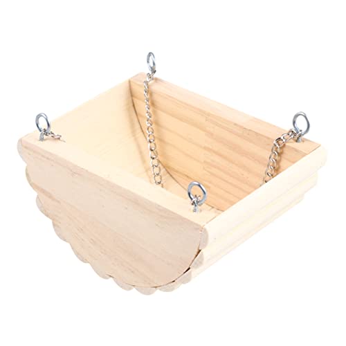 Beavorty Hängendes Schaukelnest Für Hamster Papagei Holznest Für Haustiere Kette Für Treppen Beavorty Hängendes Schaukelnest Für Hamster Papagei Holznest Für Haustiere Kette Für Treppen von Beavorty