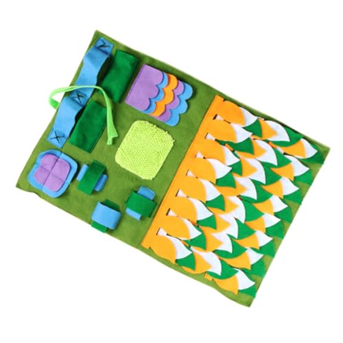 Beavorty Schnüffelmatte Für Hunde Haustier-Puzzle-Spielzeug Schnüffelpad Für Hunde Futterspender Für Haustiere Langsamer Futterspender Nasenarbeitsdecke Grün Beavorty Schnüffelmatte Für Hunde Haustier-Puzzle-Spielzeug Schnüffelpad Für Hunde Futterspender Für Haustiere Langsamer Futterspender Nasenarbeitsdecke Grün von Beavorty