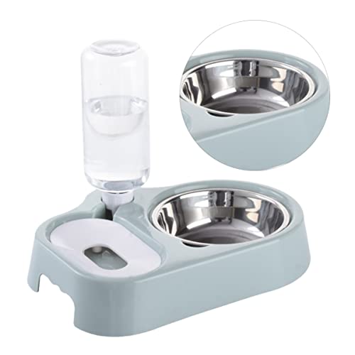 Beavorty Pet Double Bowl Futter Und Wassernapf Für Katzen Und Hunde Automatischer Wasserspender Blau Rutschfestes Design Für Zuhause Und Unterwegs Beavorty Pet Double Bowl Futter Und Wassernapf Für Katzen Und Hunde Automatischer Wasserspender Blau Rutschfestes Design Für Zuhause Und Unterwegs von Beavorty