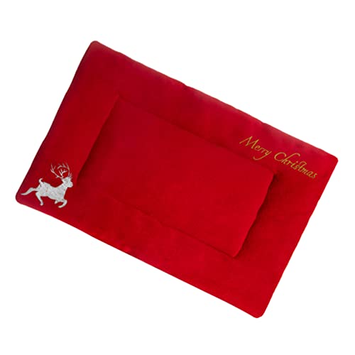 Beavorty Einzigartiges Hundebett Mit Weihnachtsmotiv Warme Plüsch-schlafunterlage Für Katzen Beavorty Einzigartiges Hundebett Mit Weihnachtsmotiv Warme Plüsch-schlafunterlage Für Katzen von Beavorty