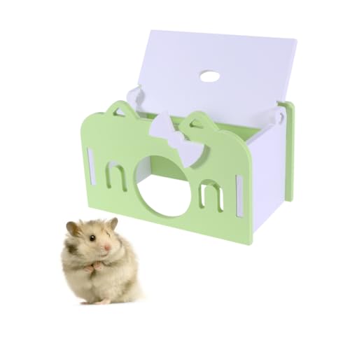 Beavorty Hamsterhaus Aus Holz Groß Grün Schlafraum Haustier-zubehör Spielzeug für Kleintier-Spielplatz Beavorty Hamsterhaus Aus Holz Groß Grün Schlafraum Haustier-zubehör Spielzeug für Kleintier-Spielplatz von Beavorty
