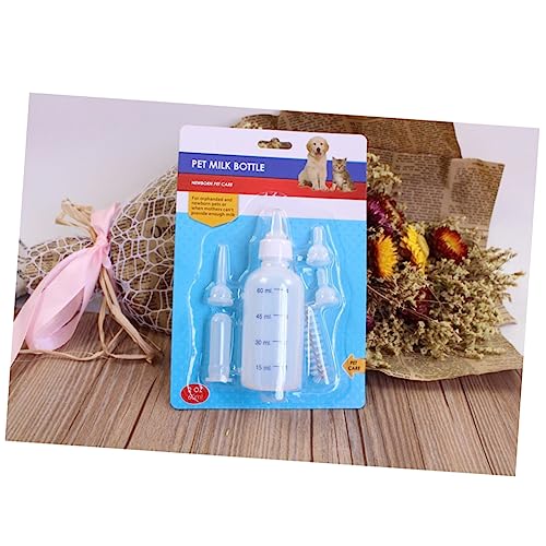 Beavorty Babyflaschen Babyflasche Für Welpen Kätzchen Milchflasche Pflegebedarf Für Welpen Baby-kätzchen-zubehör Nuckelflasche Milchflasche Für Lämmer Flaschen Für Haustier von Beavorty