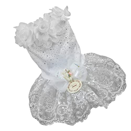 Beavorty Exquisites Hundekleid Spitzenrock Für Welpen Haustier-hundekleidung Bequem Zum Spazierengehen Joggen Größe XL Beavorty Exquisites Hundekleid Spitzenrock Für Welpen Haustier-hundekleidung Bequem Zum Spazierengehen Joggen Größe XL von Beavorty