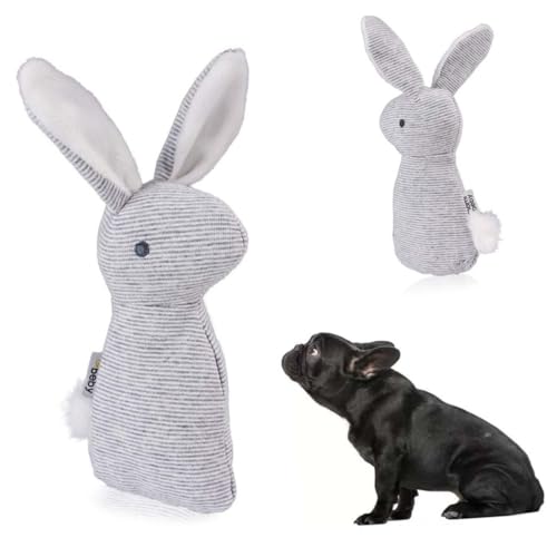 Beavorty Hase Hund Kauspielzeug Haustier Quietschspielzeug Schaukelglocke Hundespielzeug Für Spaß Beavorty Hase Hund Kauspielzeug Haustier Quietschspielzeug Schaukelglocke Hundespielzeug Für Spaß von Beavorty