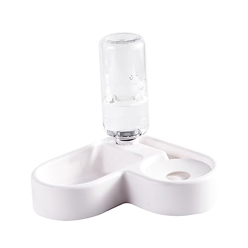 Beavorty Futternäpfe Für Haustiere Wasserspender Katzen- Und Hundefutter-Set Leicht Zu Befüllen Design Mit Spitze Weiß Beavorty Futternäpfe Für Haustiere Wasserspender Katzen- Und Hundefutter-Set Leicht Zu Befüllen Design Mit Spitze Weiß von Beavorty