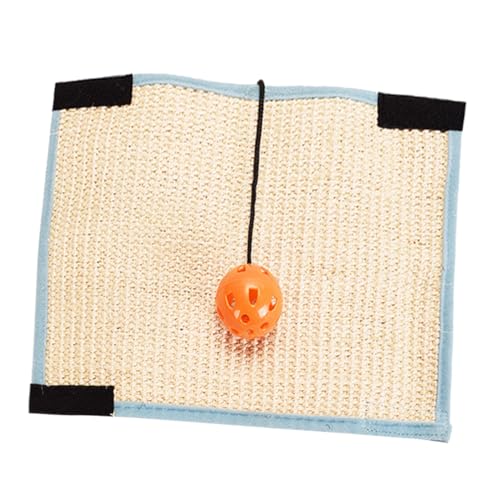 Beavorty Katzenkratzmatte Spielzeug - Sisal-kratzpad Rundes Kratzbretter Für Katzen Möbelschutz -up Klebehaken Und Beavorty Katzenkratzmatte Spielzeug - Sisal-kratzpad Rundes Kratzbretter Für Katzen Möbelschutz -up Klebehaken Und von Beavorty