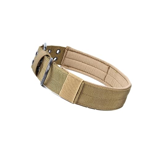 Beavorty Hundehalsbänder taktisches hundehalsband Taktischer Hundehalsband reflektierendes hundehalsband Haustierhalsband aus Nylon Haustier-Halskette Nylonkragen anpassen mittlerer Hund von Beavorty
