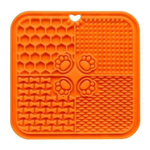 BebeXi Hunde leckmatte schleckmatte Grosse Hunde Neue Haustier-Silikon-Saugnapfmatte für langsame Fütterung(Color:c) von BebeXi
