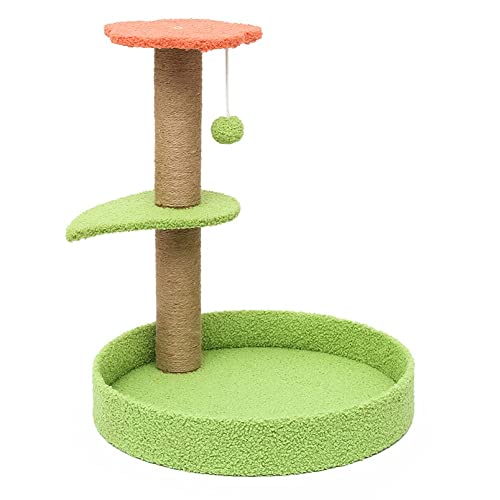 BebeXi katzenbaum klein Kratzbaum, Stamm zum Krallenschleifen, große, luxuriöse Zwinger, für Katzen(Color:0,Size:) von BebeXi