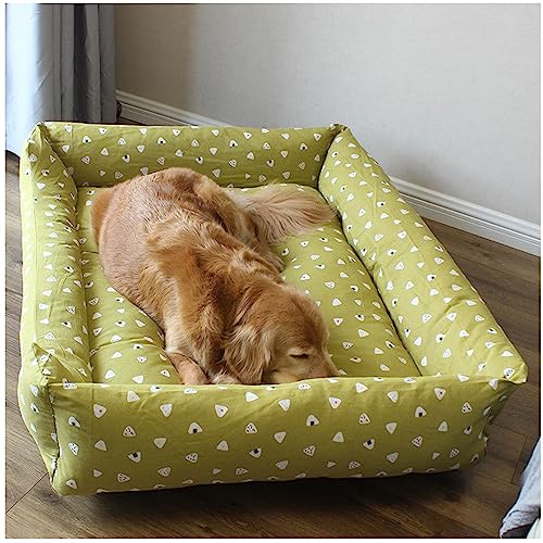 HYQHYX hundebett rund Menschliches Hundebett, 130 cm x 100 cm x 50 cm für Sie und Ihr Haustier, waschbares Kunstfell zum Einschlafen, orthopädisches Hundebett(Color:3,Size:) von BebeXi