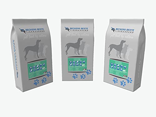 Beckers Beste - Hundefutter Sensitive mit Lamm & Reis 5kg - glutenfreies Trockenfutter für große und kleine Hunde (Junghund/Adult/Senior) - Allergie-Futter ohne Weizen von Beckers Beste Tiernahrung