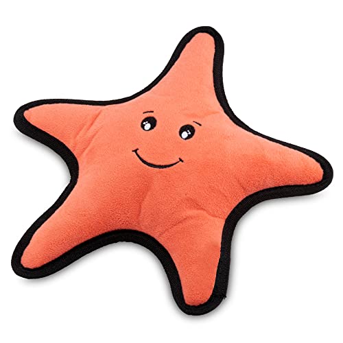 Beco Starfish Friend Hundespielzeug mit Quietschelement, aus recycelten Materialien, doppelt genäht und geschichtet, groß für alle Hunde- und Welpengrößen Beco Starfish Friend Hundespielzeug mit Quietschelement, aus recycelten Materialien, doppelt genäht und geschichtet, groß für alle Hunde- und Welpengrößen von Beco