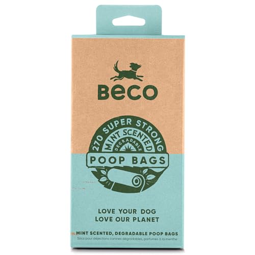 Beco, 120 starke und große Kotbeutel, Minzduft, Hundekotbeutel, Spender kompatibel Beco, 120 starke und große Kotbeutel, Minzduft, Hundekotbeutel, Spender kompatibel von Beco