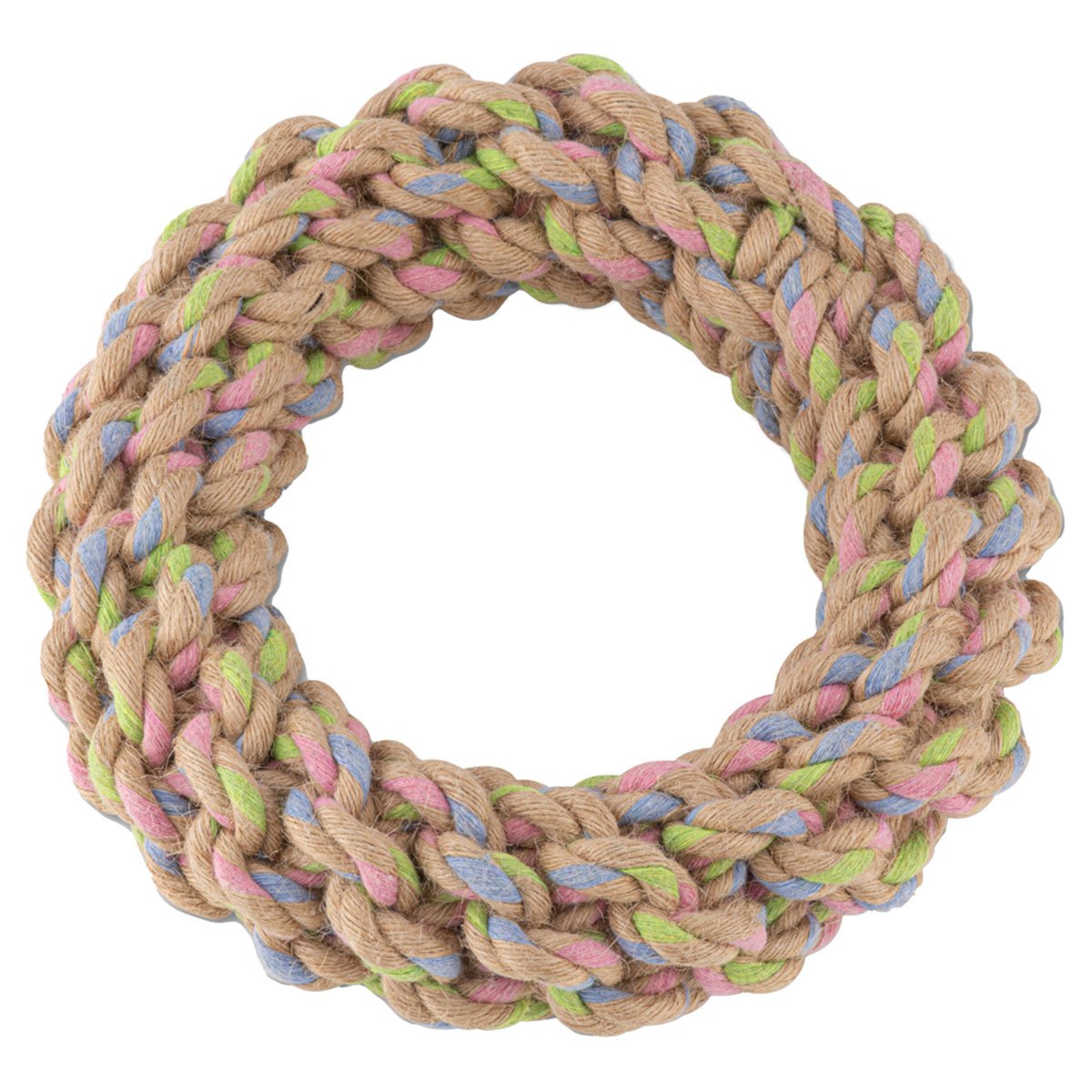 Beco Hundespielzeug Hanf Ring Ø 17 cm von Beco