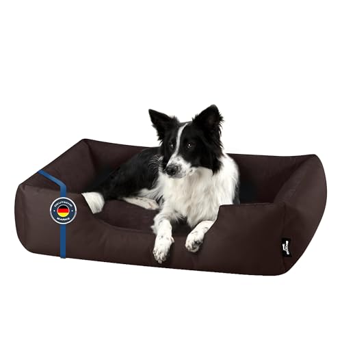 BedDog Hundebett Zara, Hundekissen mit abziehbaren waschbaren Bezug, Hundekorb, Hundesofa, für mittel-große Hunde, L von BedDog