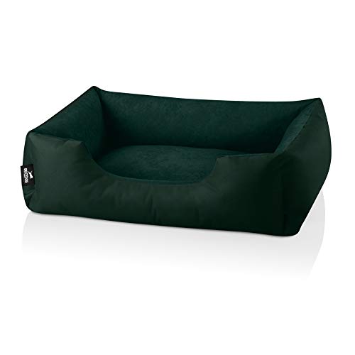 BedDog Hundebett Zara, Hundekissen mit abziehbaren waschbaren Bezug, Hundekorb, Hundesofa, für kleine Hunde, S von BedDog