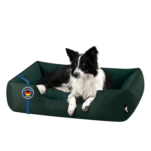 BedDog Hundebett Zara, Hundekissen mit abziehbaren waschbaren Bezug, Hundekorb, Hundesofa, für mittel-große Hunde, XL von BedDog