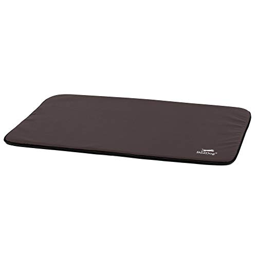 BedDog® Hundematte CORA - Komfortables Hundekissen aus Cordura, langlebige Haustier-Unterlage, großes Hundebett, XXL (120x80cm), Mocca, braun von BedDog