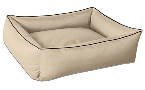 BedDog Hundebett MAX, Hundekissen mit abziehbaren waschbaren Bezug, Hundekorb, Hundesofa, für große Hunde, XXXL, beige BedDog Hundebett MAX, Hundekissen mit abziehbaren waschbaren Bezug, Hundekorb, Hundesofa, für große Hunde, XXXL, beige von BedDog