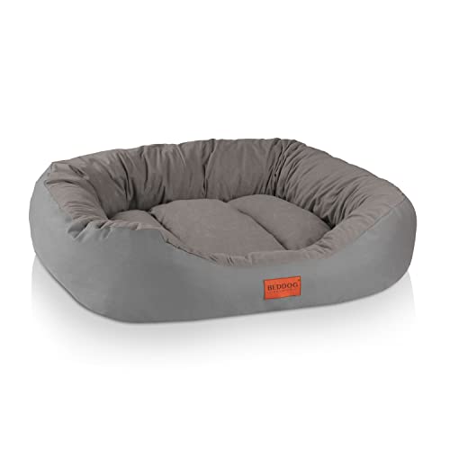 BedDog Hundebett Mittelgroße Hunde - Hundekissen XL - Hundekorb - Hundekörbchen - Hundesofa - Hundebetten für Mittelgroße Hunde - Dog Bed - Hunde Bett - Körbchen Hund Alicante-Gewebe BedDog Hundebett Mittelgroße Hunde - Hundekissen XL - Hundekorb - Hundekörbchen - Hundesofa - Hundebetten für Mittelgroße Hunde - Dog Bed - Hunde Bett - Körbchen Hund Alicante-Gewebe von BedDog