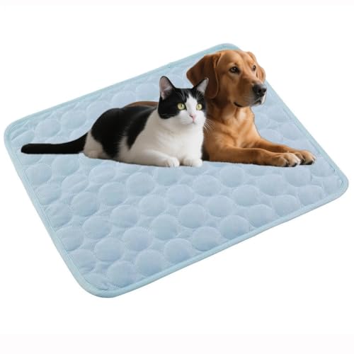 Extra große Kühlmatte für Hunde – selbstkühlende Haustierunterlage für große und kleine Hunde und Katzen – strapazierfähige, maschinenwaschbare Decke für Sofa, Bett, Boden – Sommer-Eiskissen für den Extra große Kühlmatte für Hunde – selbstkühlende Haustierunterlage für große und kleine Hunde und Katzen – strapazierfähige, maschinenwaschbare Decke für Sofa, Bett, Boden – Sommer-Eiskissen für den von BedEuu