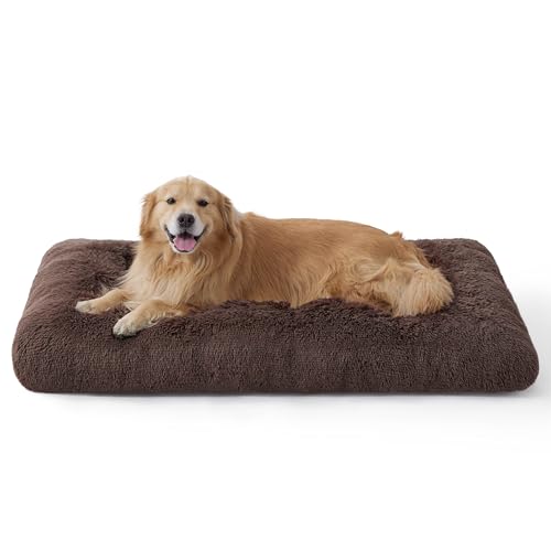 BEDSURE Flauschiges Hundebett Grosse Hunde - 121x76x8 cm Hundebett waschbar für große Hunde, rutschfeste Unterseite, plüsch Hundekissen Grosse Hunde, Braun BEDSURE Flauschiges Hundebett Grosse Hunde - 121x76x8 cm Hundebett waschbar für große Hunde, rutschfeste Unterseite, plüsch Hundekissen Grosse Hunde, Braun von BEDSURE